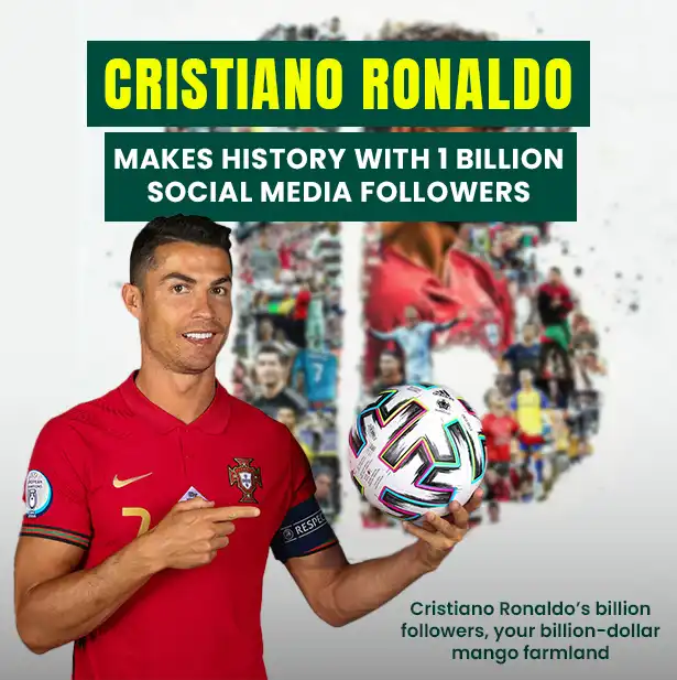 Ronaldo Becomes Global Icon with 1 Billion Social Media Followers