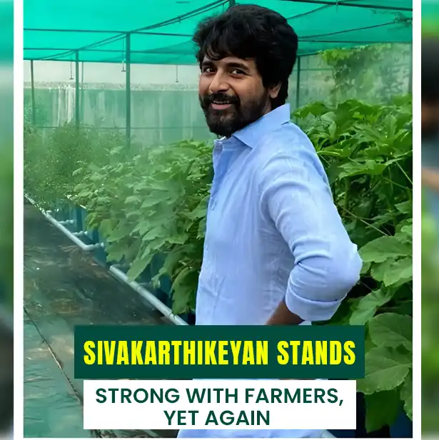 Sivakarthikeyan Stands Strong with Farmers, Yet Again